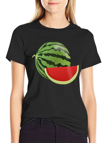Watermelon Graphic T-Shirt - Summer Casual Wear
