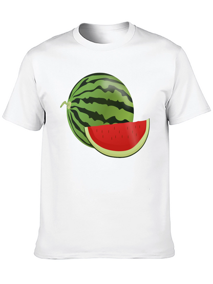 Watermelon Graphic T-Shirt - Summer Casual Wear