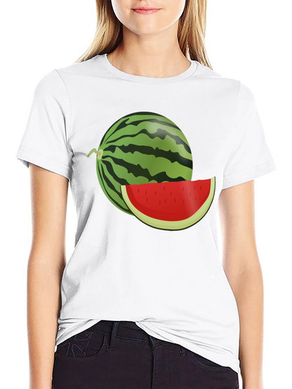 Watermelon Graphic T-Shirt - Summer Casual Wear