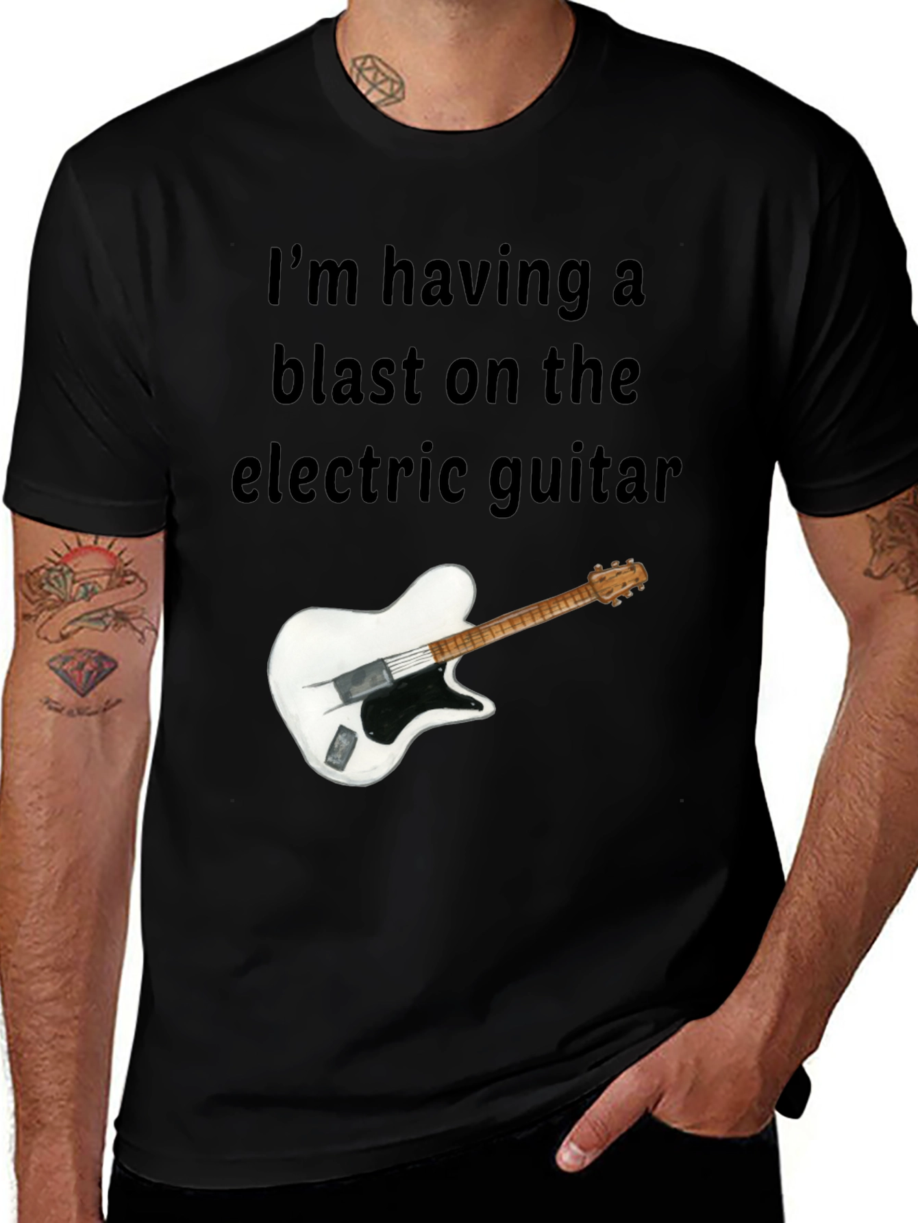 Electric Guitar T-Shirt - Musician Graphic Tee