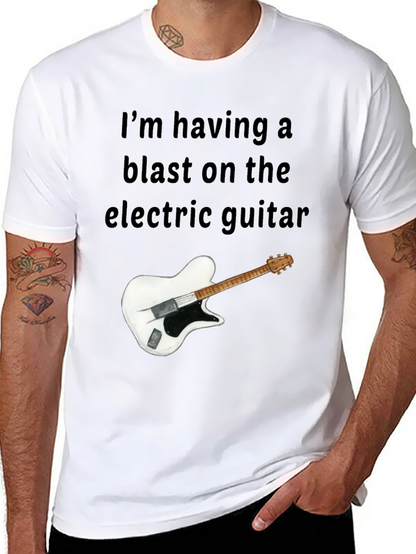 Electric Guitar T-Shirt - Musician Graphic Tee