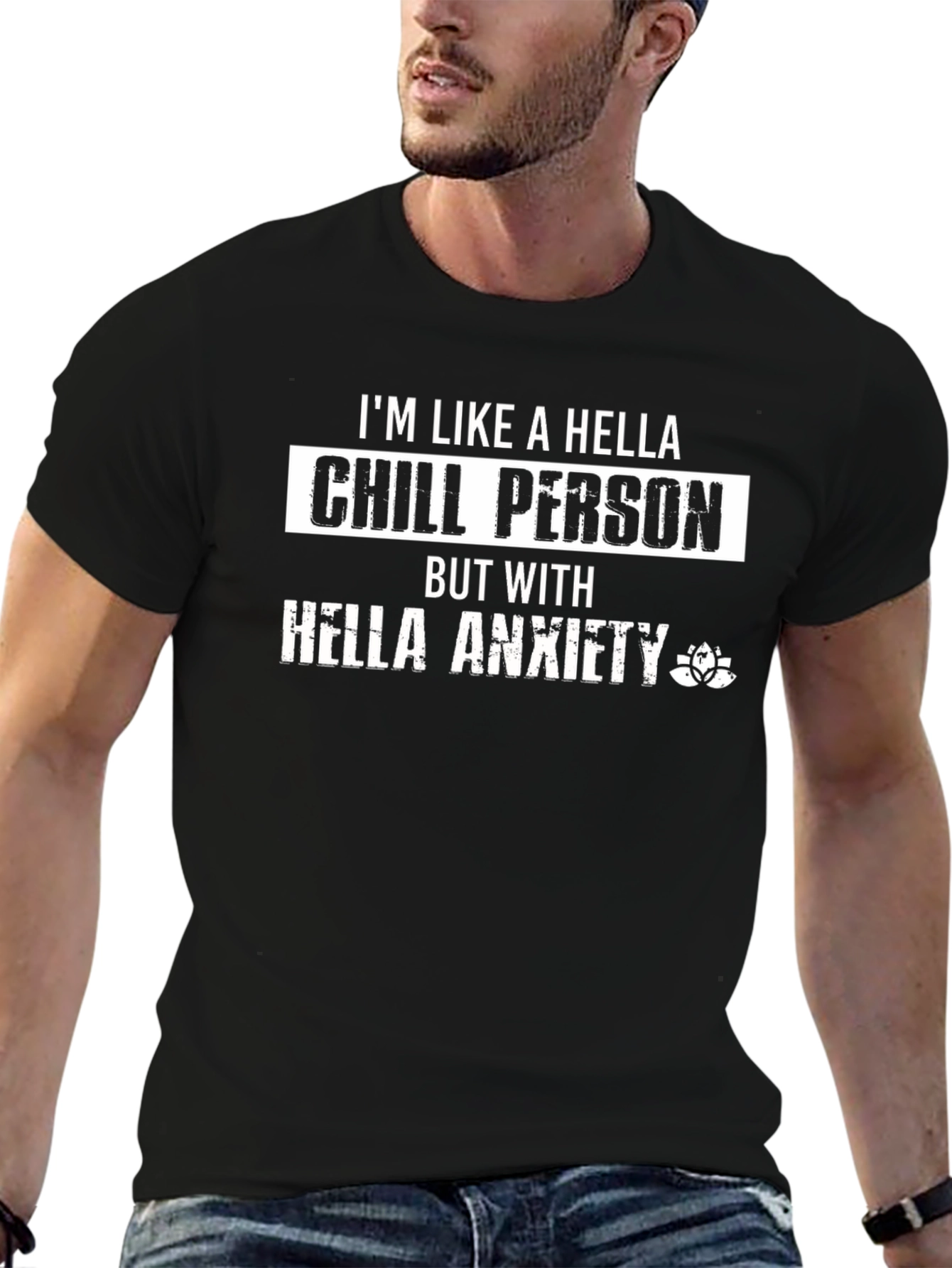 Chill Person with Anxiety Graphic T-Shirt