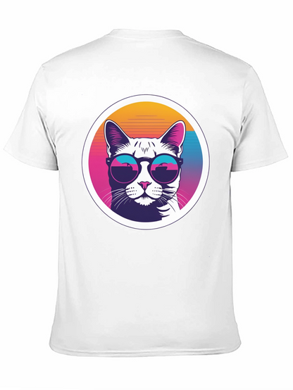 Cool Cat Tee - Retro Sunglasses Graphic T-Shirt