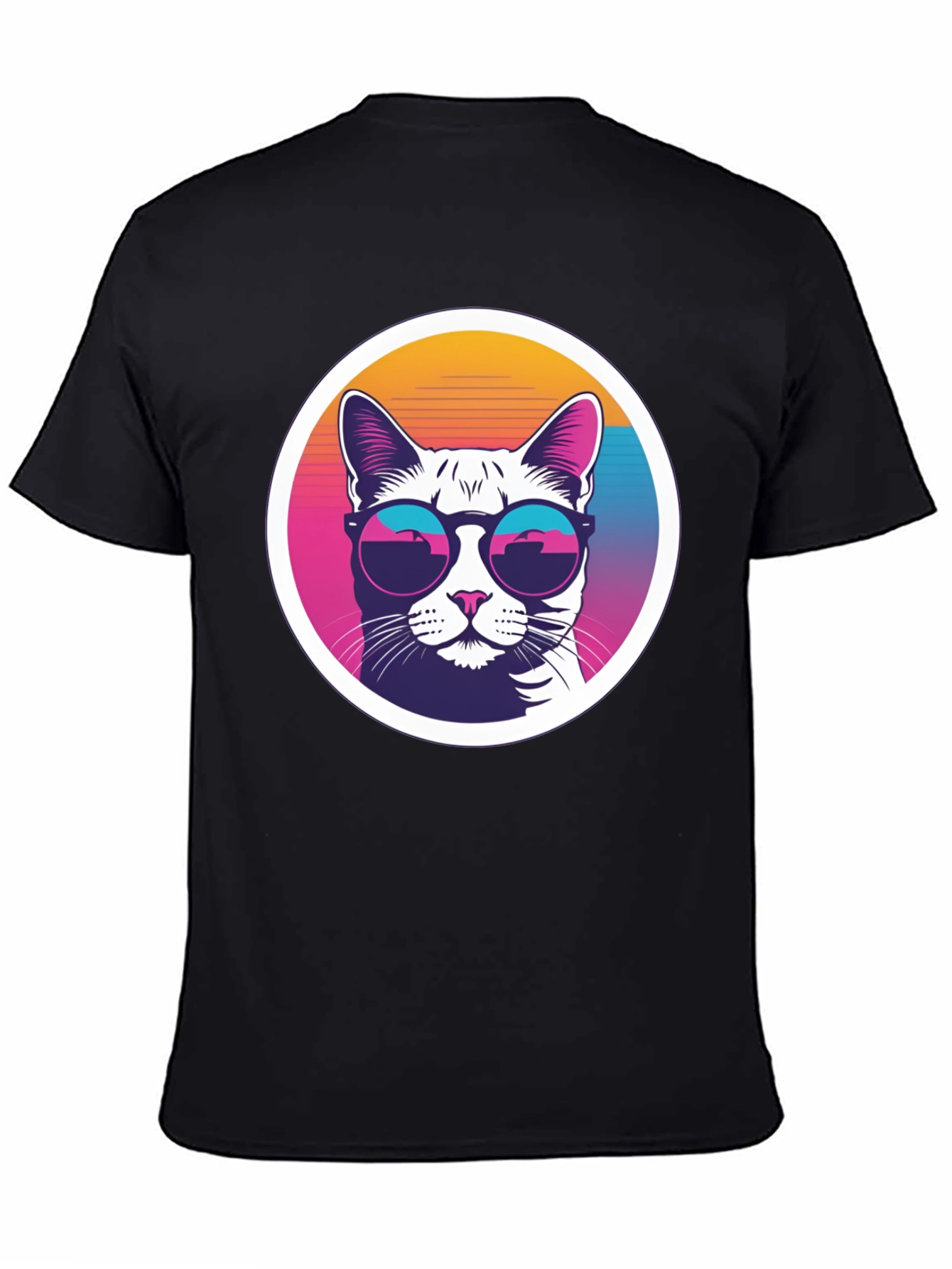 Cool Cat Tee - Retro Sunglasses Graphic T-Shirt