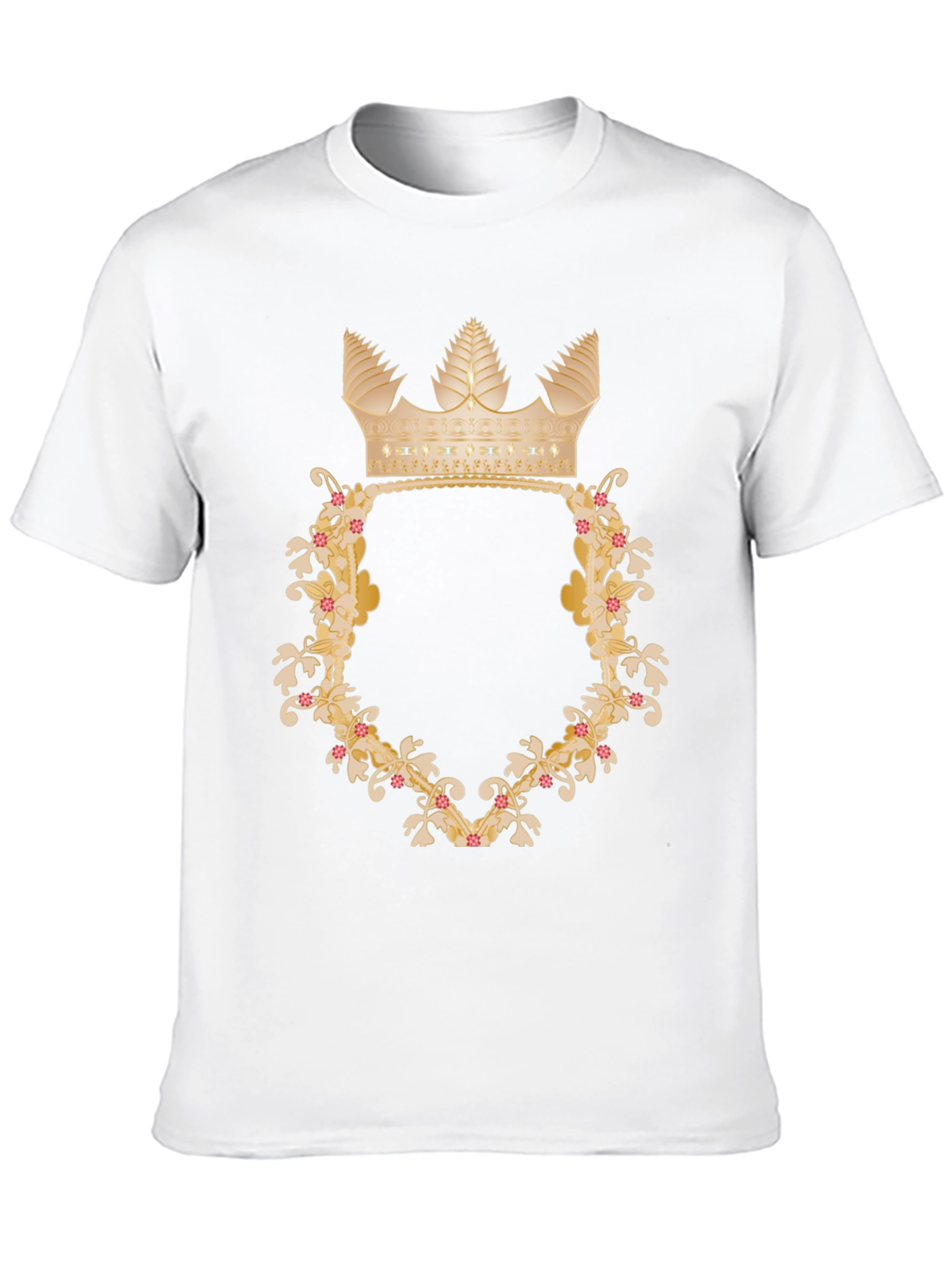 Floral Crown Graphic Tee - Royal Style