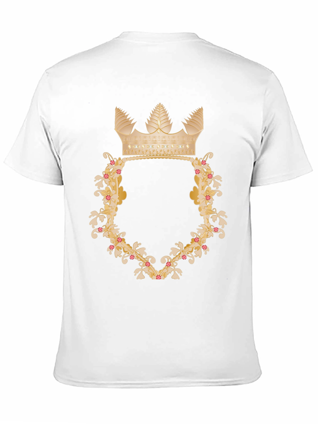 Floral Crown Graphic Tee - Royal Style