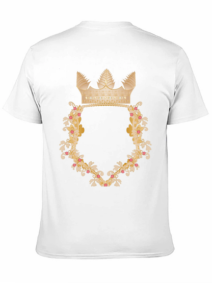 Floral Crown Graphic Tee - Royal Style
