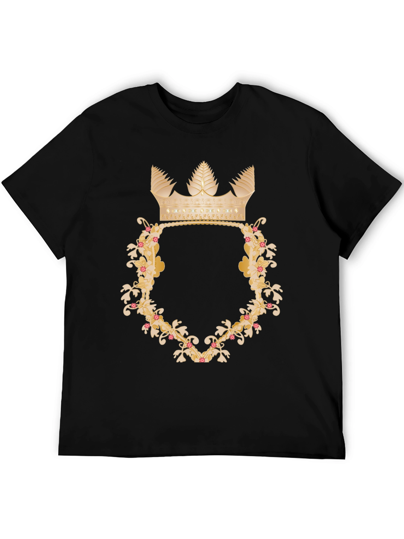 Floral Crown Graphic Tee - Royal Style