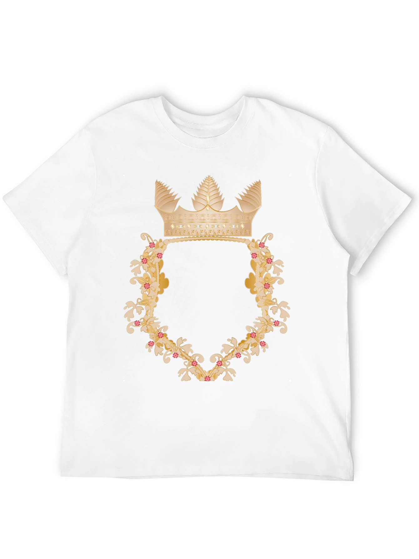 Floral Crown Graphic Tee - Royal Style