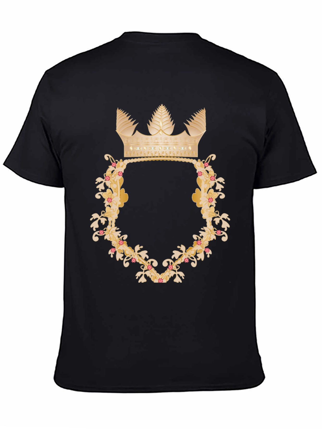 Floral Crown Graphic Tee - Royal Style