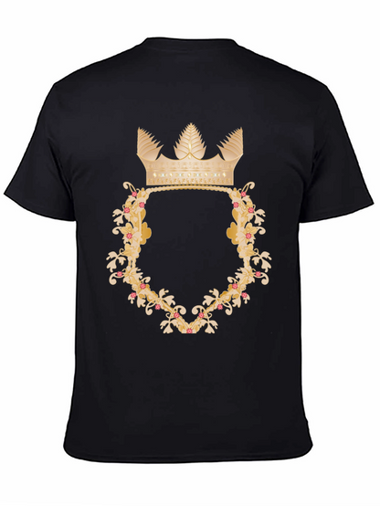 Floral Crown Graphic Tee - Royal Style