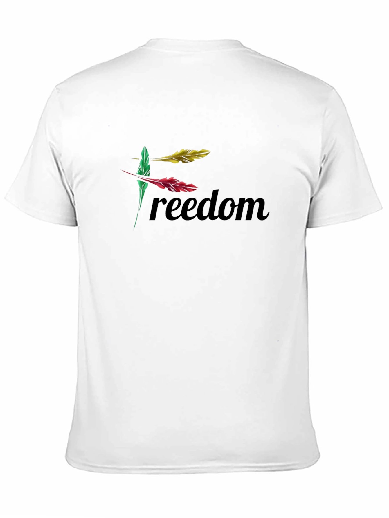 Freedom Feather Graphic Tee - Black