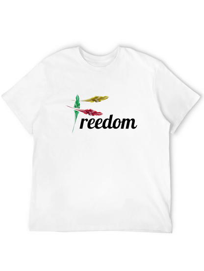 Freedom Feather Graphic Tee - Black
