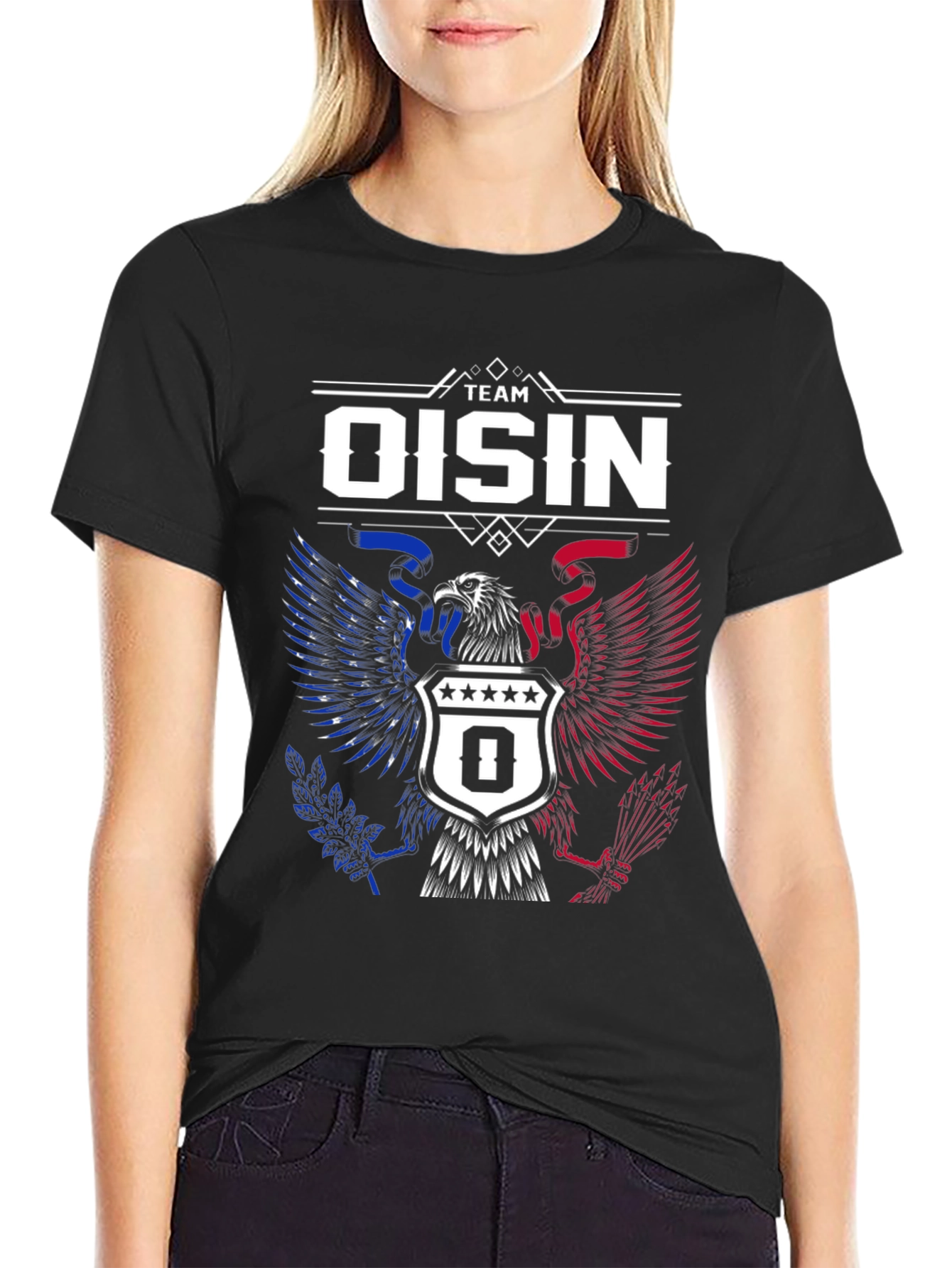 Team Oisin Eagle Crest Graphic T-Shirt