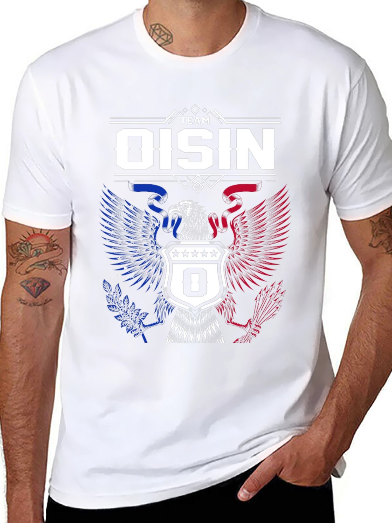 Team Oisin Eagle Crest Graphic T-Shirt