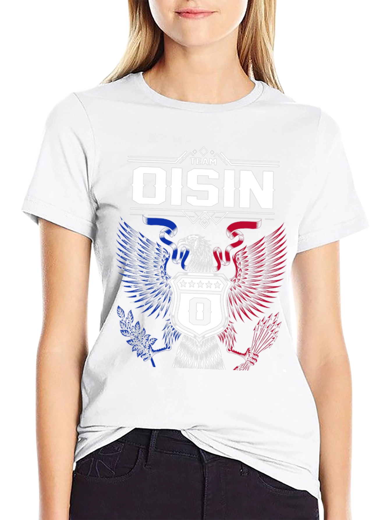 Team Oisin Eagle Crest Graphic T-Shirt