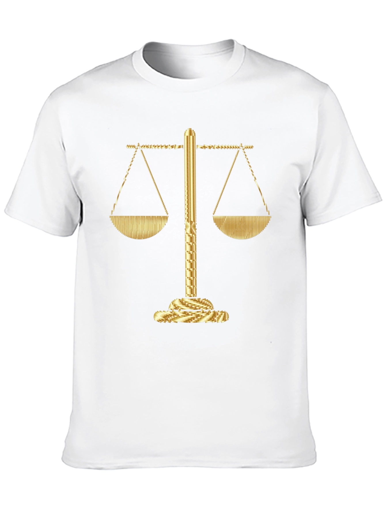 Scales of Justice Graphic Tee - Mens Lawyer T-Shirt