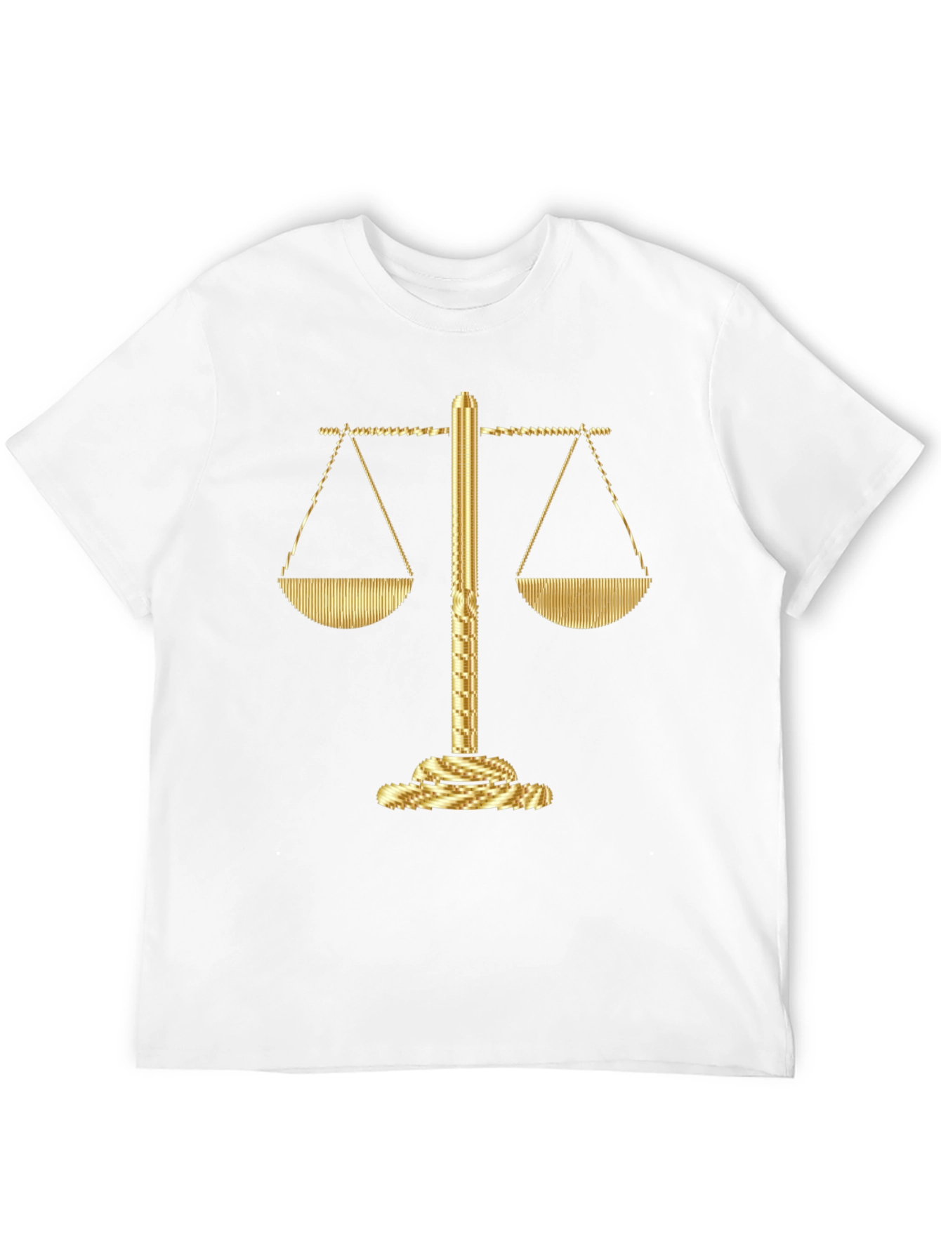 Scales of Justice Graphic Tee - Mens Lawyer T-Shirt