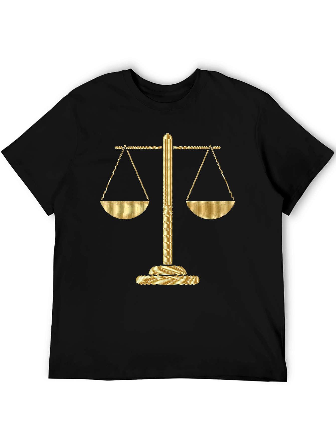 Scales of Justice Graphic Tee - Mens Lawyer T-Shirt