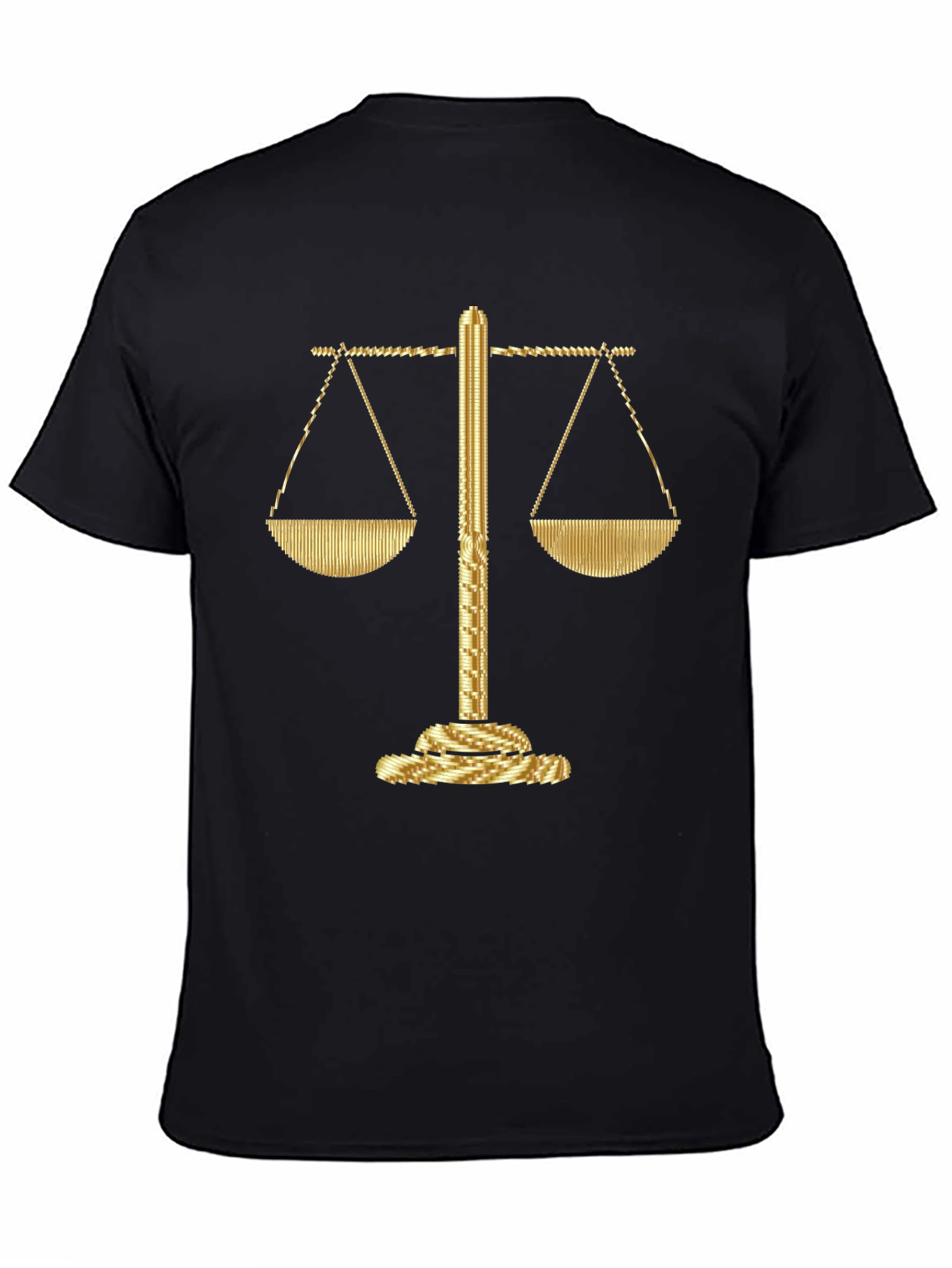 Scales of Justice Graphic Tee - Mens Lawyer T-Shirt