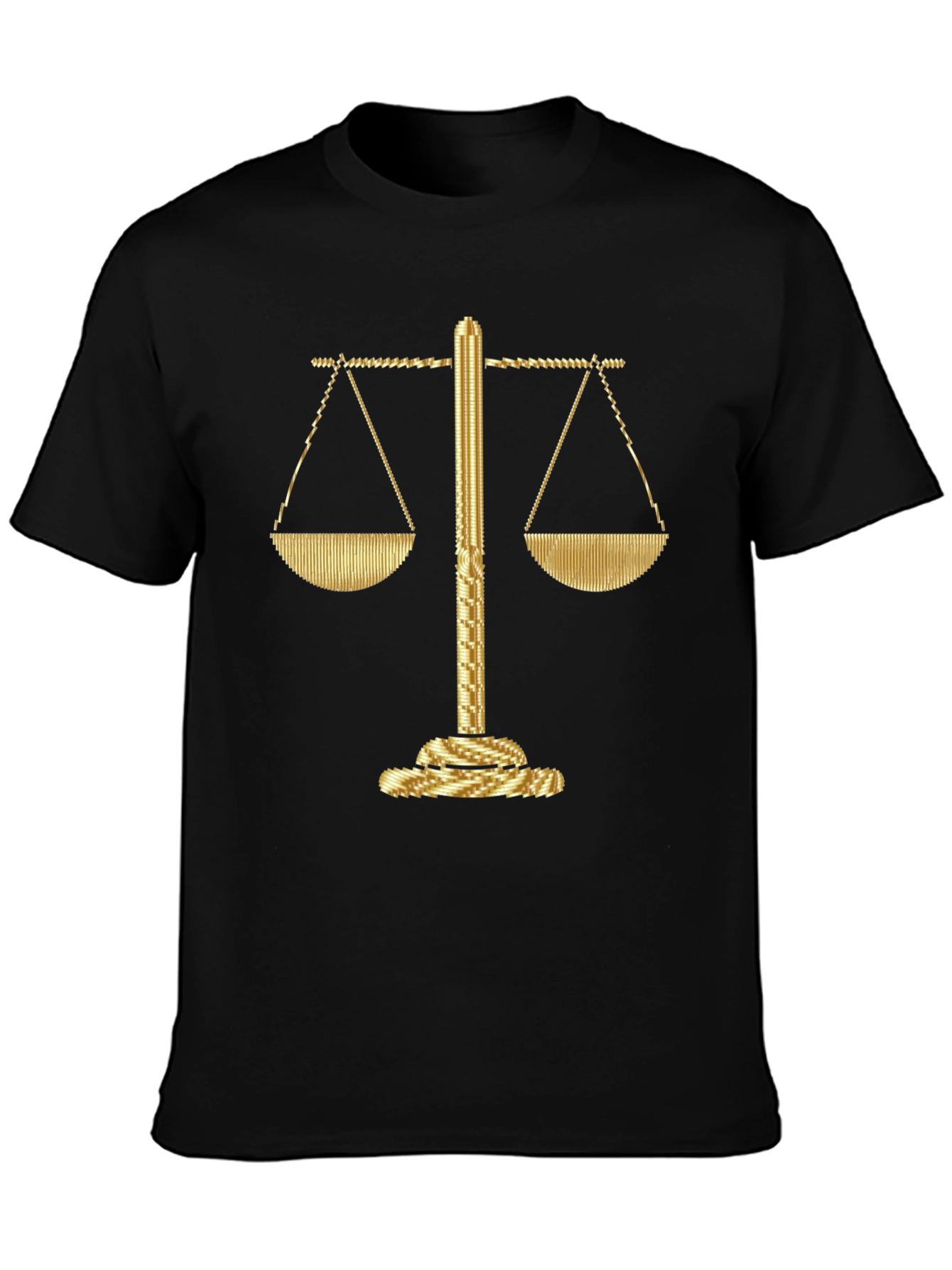 Scales of Justice Graphic Tee - Mens Lawyer T-Shirt