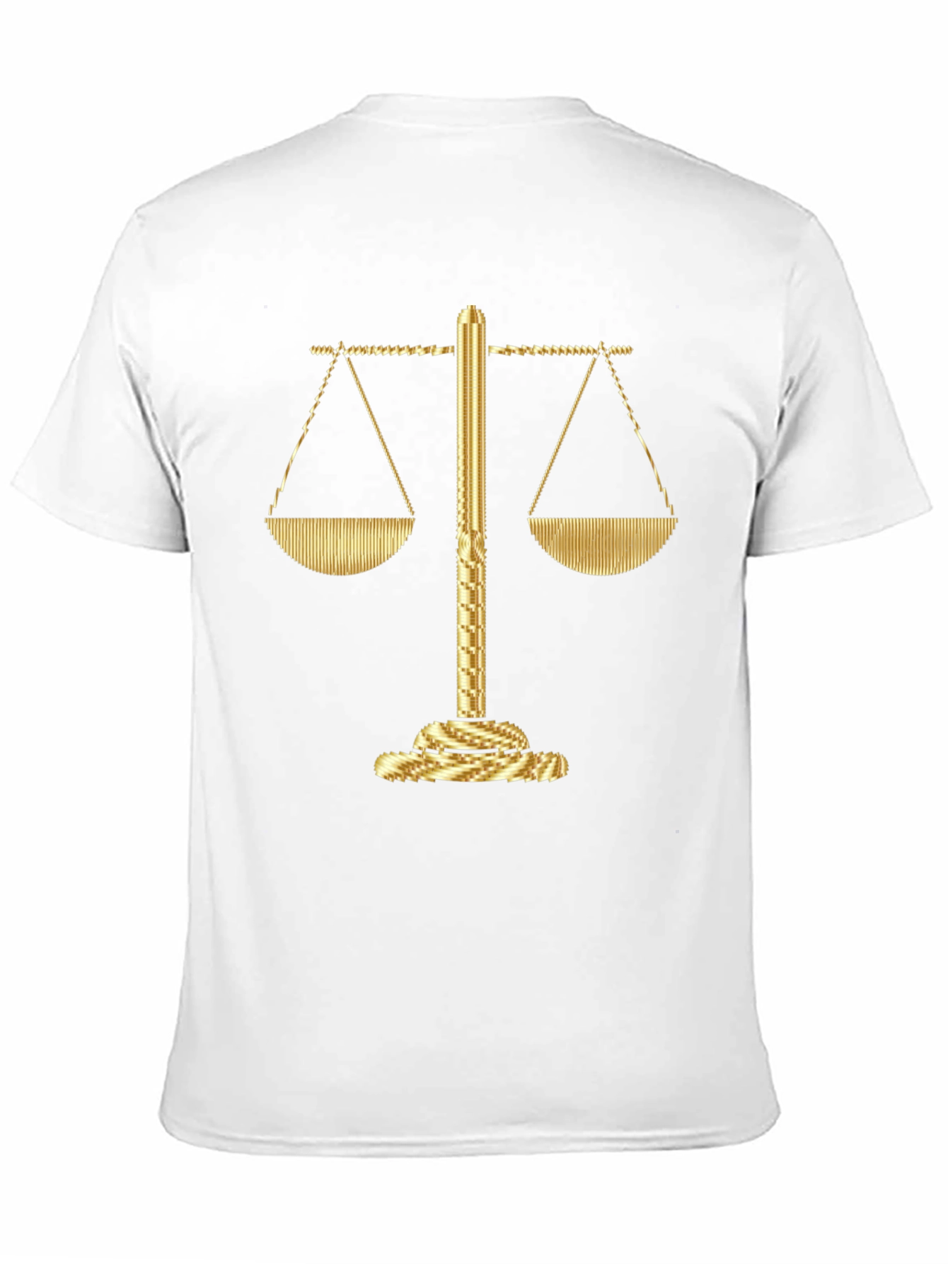 Scales of Justice Graphic Tee - Mens Lawyer T-Shirt