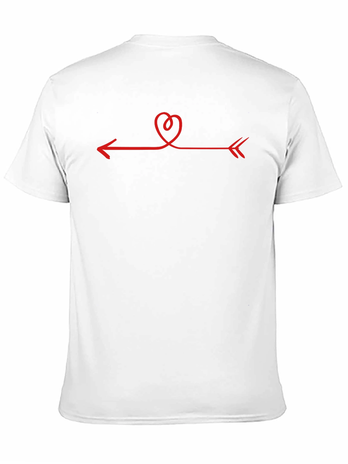 Heart Arrow Graphic Tee - Unisex Black T-Shirt