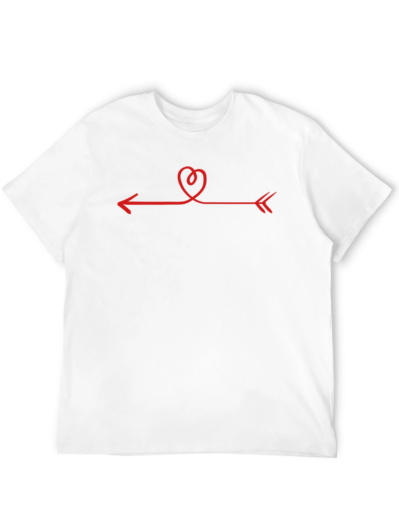 Heart Arrow Graphic Tee - Unisex Black T-Shirt