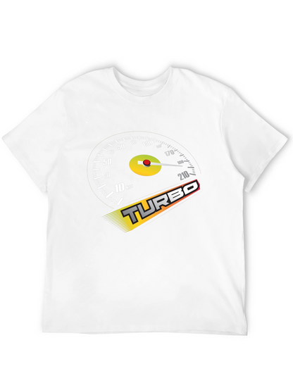 Turbo Speedometer Graphic Black T-Shirt