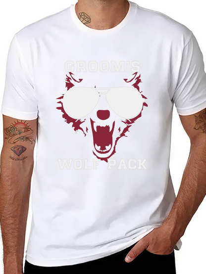Grooms Wolf Pack Graphic Tee