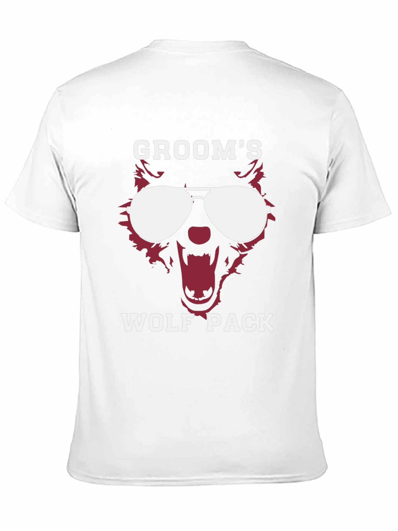 Grooms Wolf Pack Graphic Tee