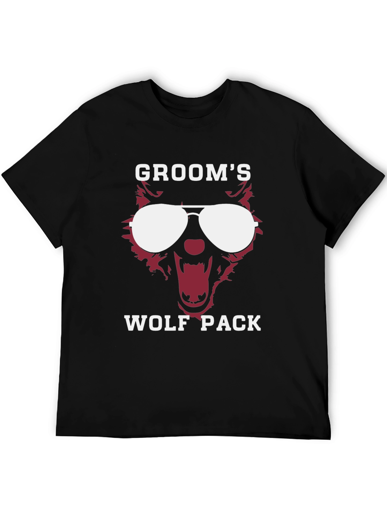 Grooms Wolf Pack Graphic Tee