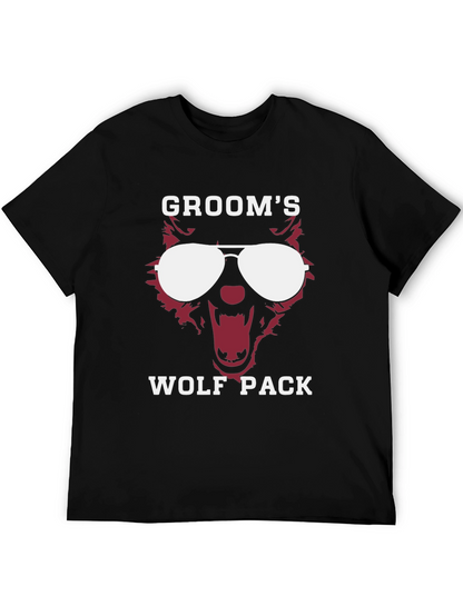 Grooms Wolf Pack Graphic Tee