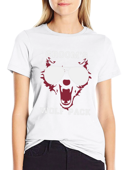 Grooms Wolf Pack Graphic Tee