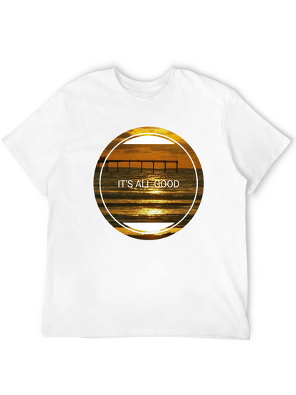Its All Good Sunset Beach Pier T-Shirt