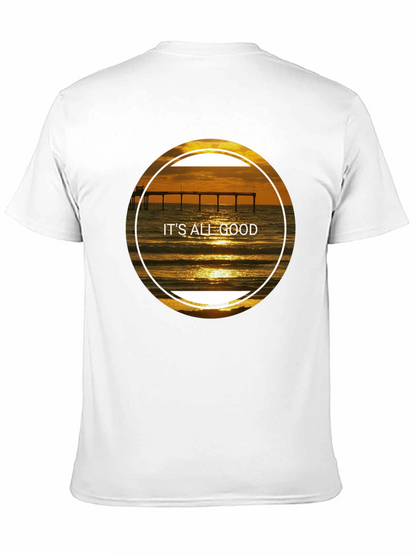 Its All Good Sunset Beach Pier T-Shirt