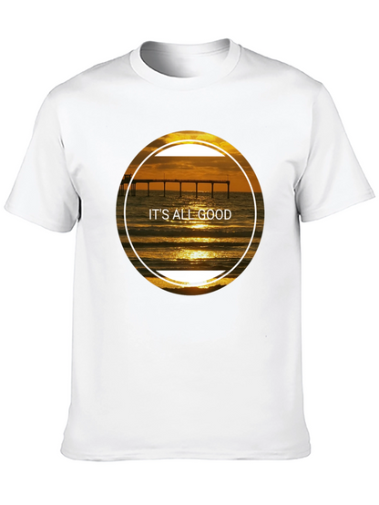 Its All Good Sunset Beach Pier T-Shirt