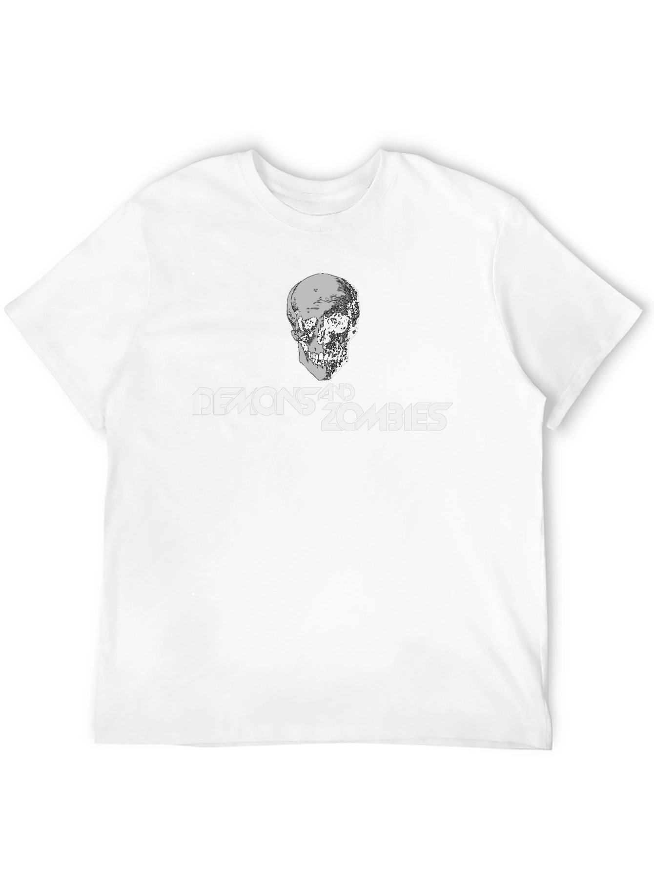 Demons and Zombies Graphic Tee - Black