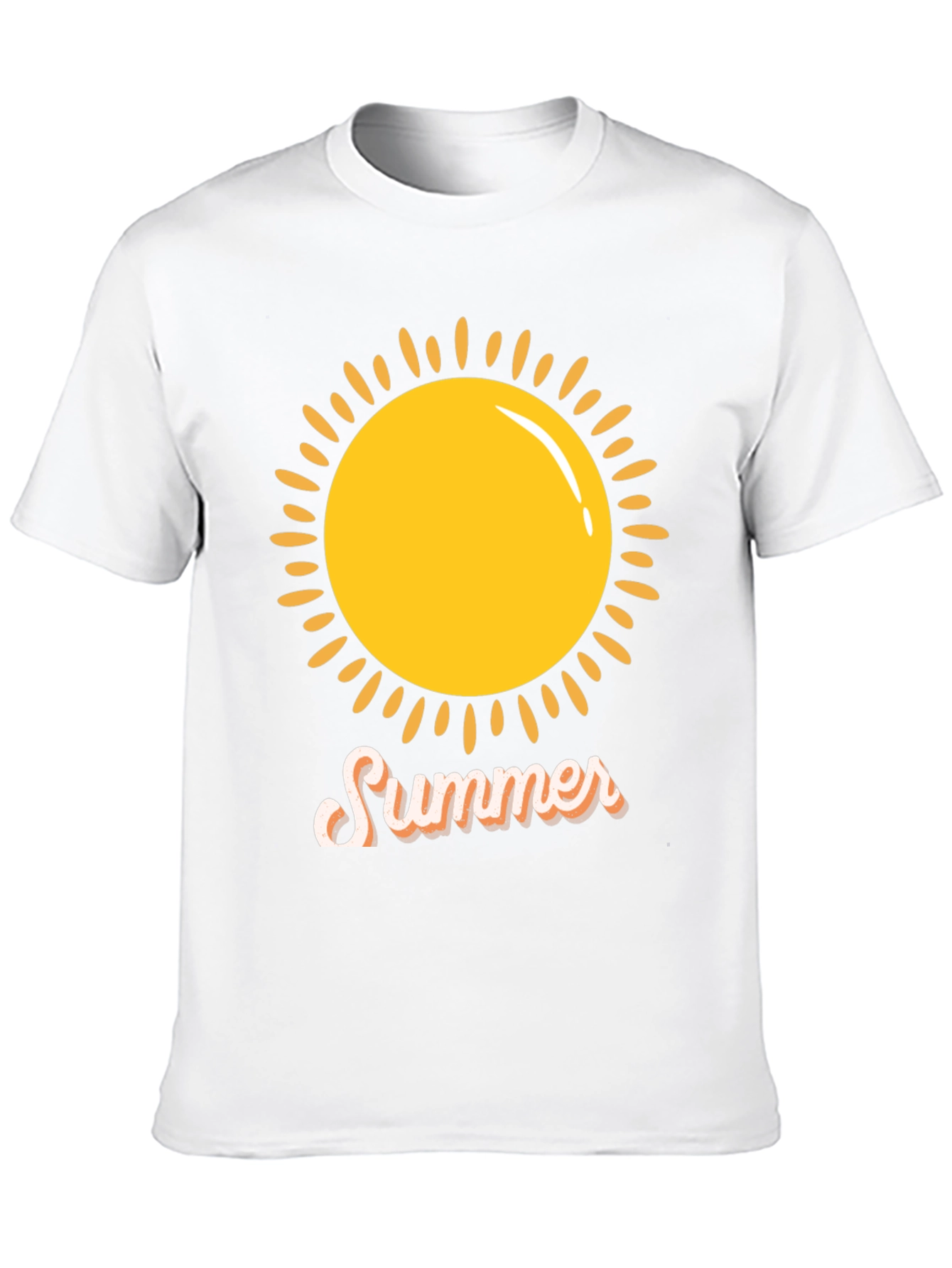 Summer Sun Graphic Tee -  Black Casual Shirt