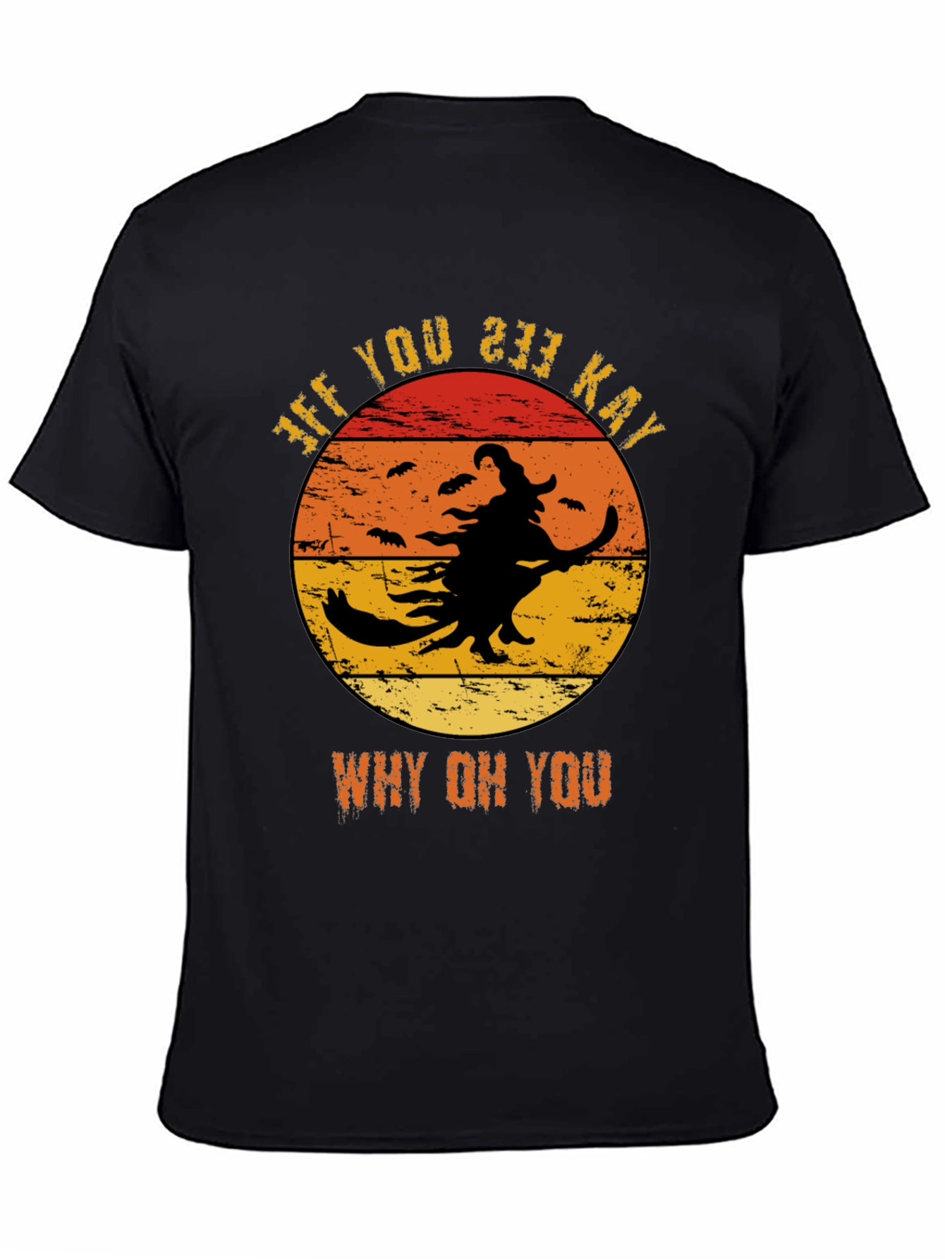 Funny Halloween Witch T-Shirt - Why Oh You!