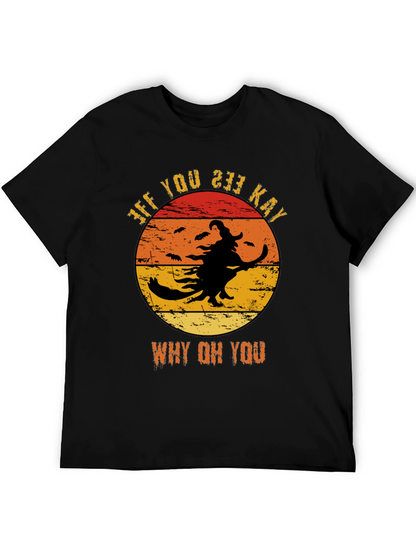 Funny Halloween Witch T-Shirt - Why Oh You!