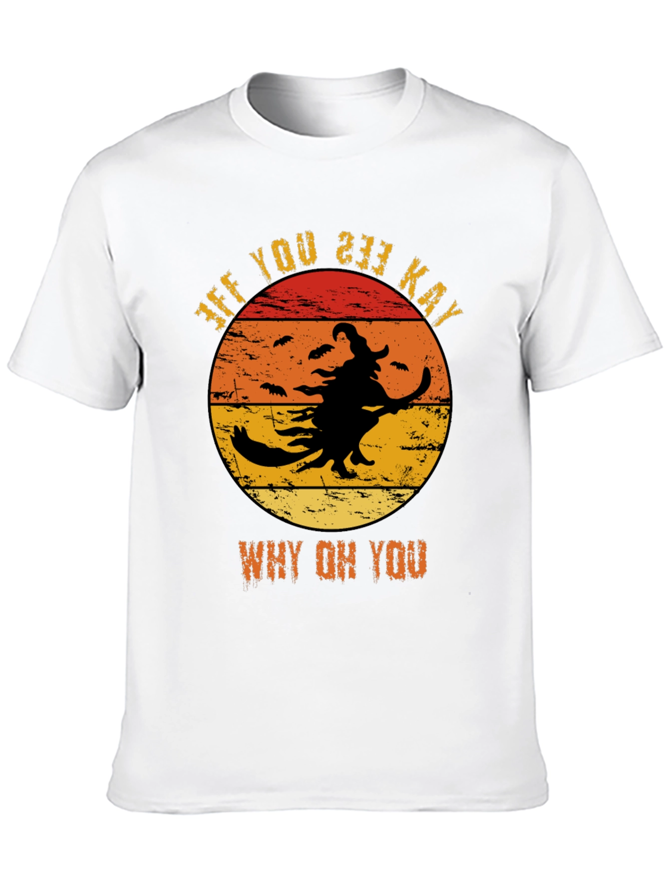 Funny Halloween Witch T-Shirt - Why Oh You!