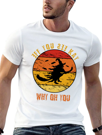 Funny Halloween Witch T-Shirt - Why Oh You!