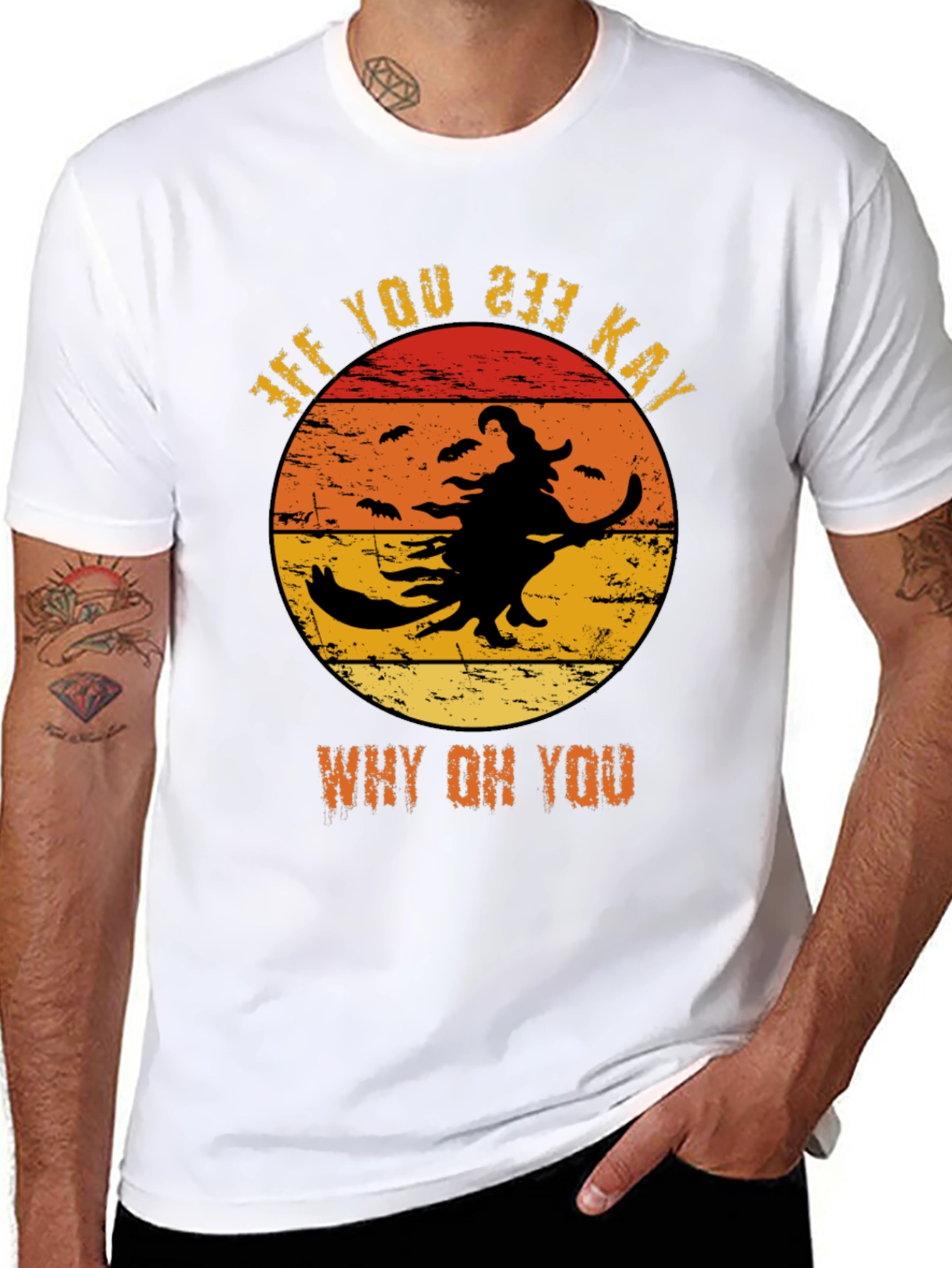 Funny Halloween Witch T-Shirt - Why Oh You!
