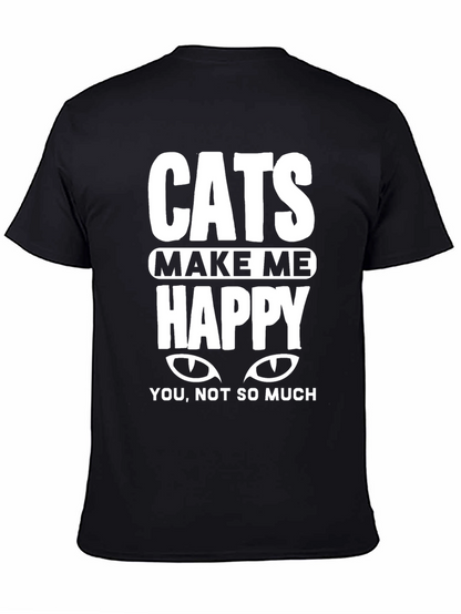 Cats Make Me Happy Tee