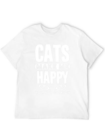 Cats Make Me Happy Tee