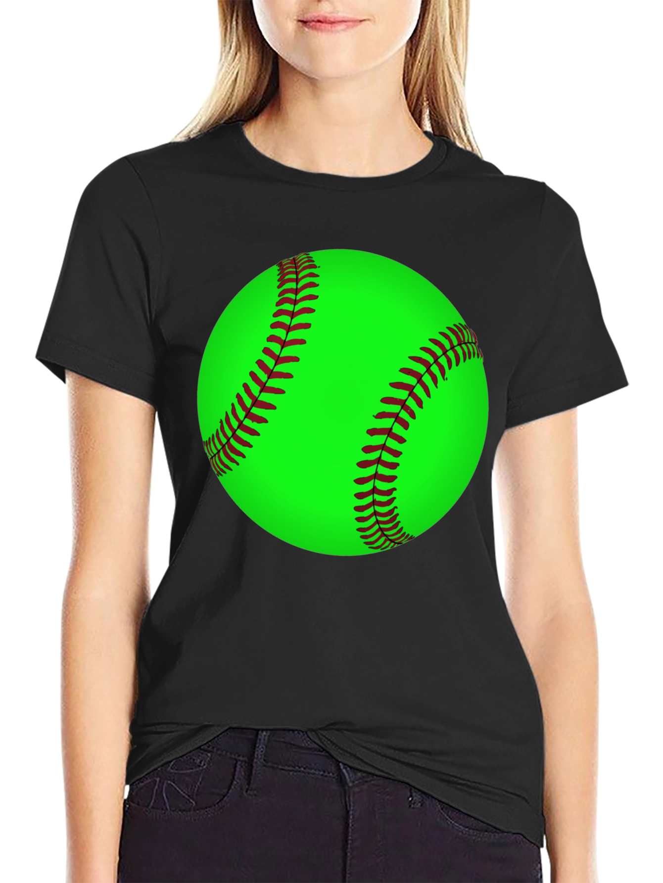 Neon Softball T-Shirt