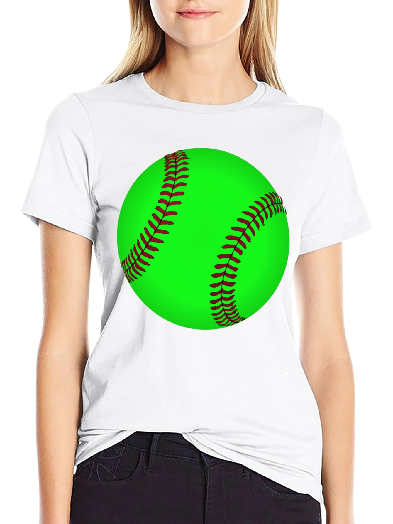 Neon Softball T-Shirt