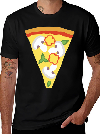 Pizza Slice Graphic Tee - Unique Foodie T-Shirt