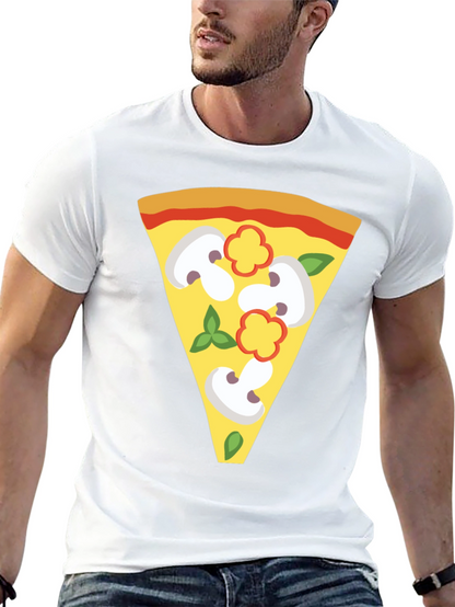 Pizza Slice Graphic Tee - Unique Foodie T-Shirt